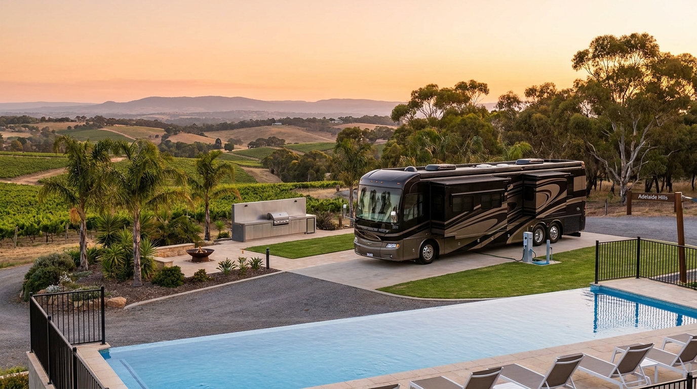 Luxury RV Camping in Adelaide - Premium Resorts 2026